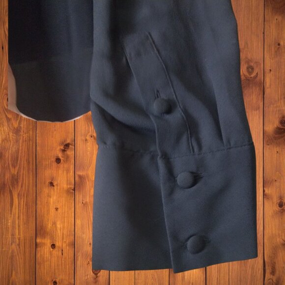 Who What Wear Women's XXL Pullover Black Tie Front Blouse Career Office Classic - Picture 5 of 7